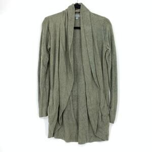 Barefoot Dreams Cozychic Lite Size XS/S Circle Cardigan Sweater Open Front Green